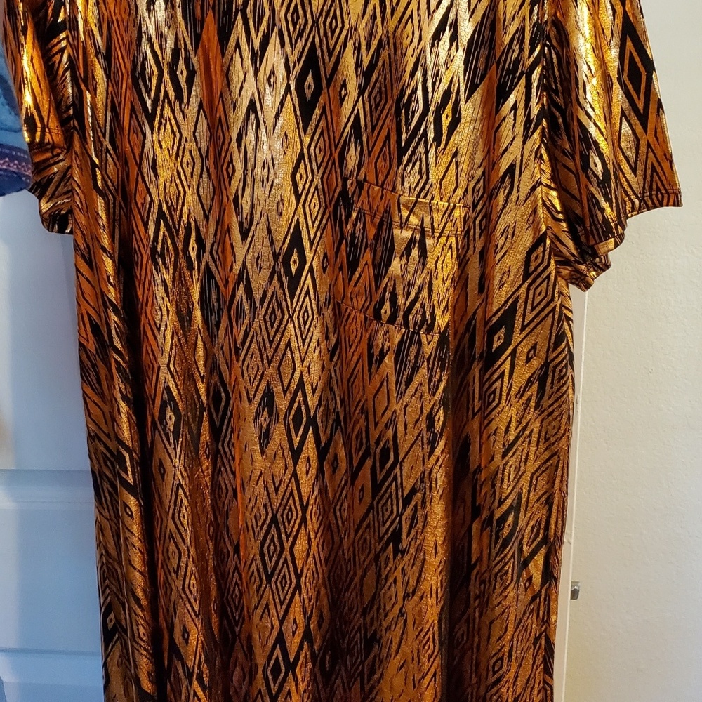 Gold Carly Dress 3XL